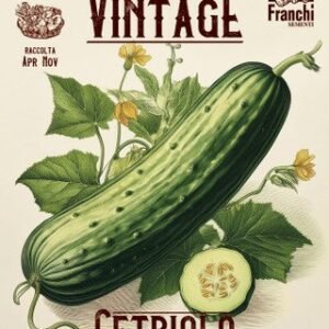 Cucumber Vintage Marketmore Half Length Seeds Outdoor Ridge Cucumber