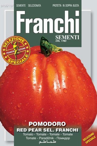 Tomato Red Pear Franchi Seeds Italian Heirloom Pear Tomato