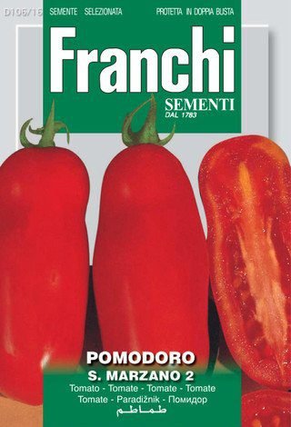Tomato 'San Marzano' Seeds | Classic Italian Plum Tomato for Sauces