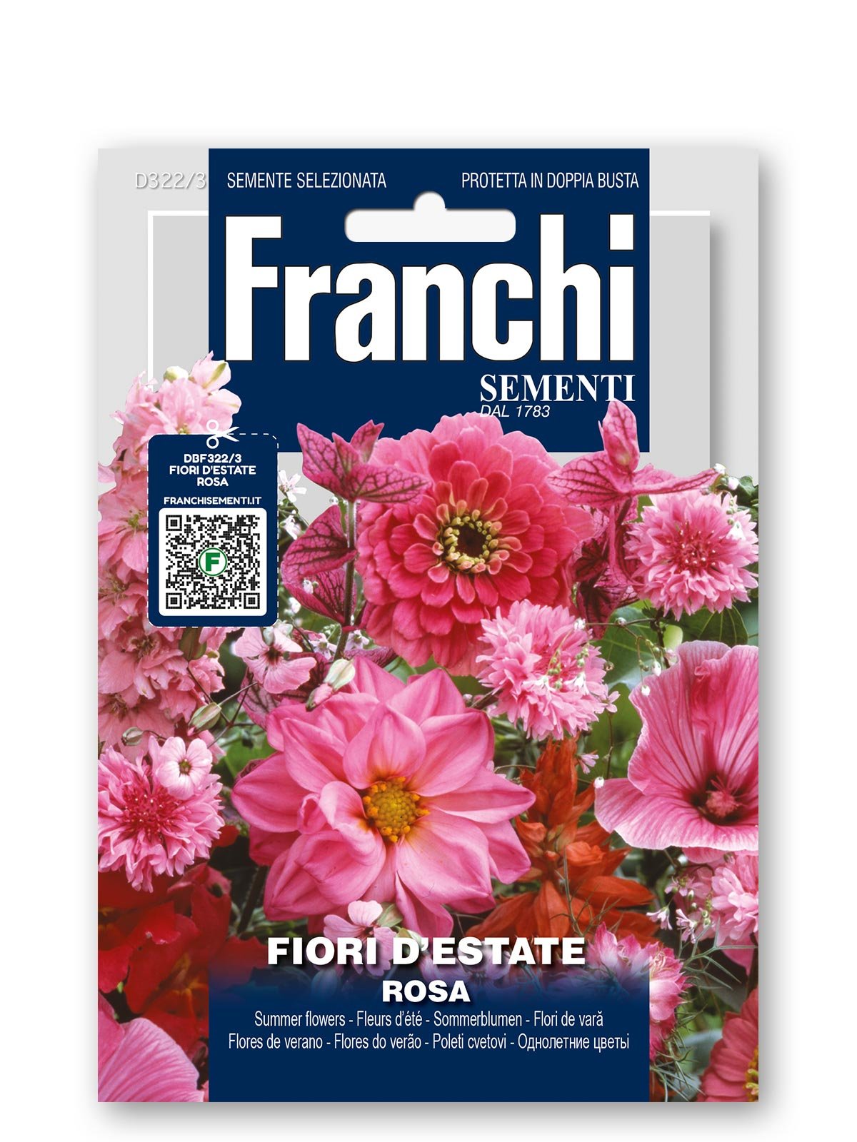 Pink Summer Flower Mix Seeds | Soft & Deep Pink Annuals
